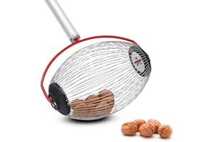 courti Rodillo recogedor de nueces, con Varilla telescópica, Cesta de colección, la más pequeña máquina de cocer Frutas para Frutas y ciruelas
