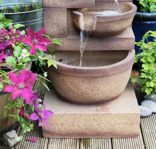 Kaskadenbrunnen „Kendal“ mit LED-Beleuchtung - 5