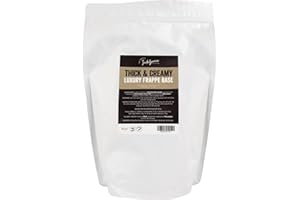 Indulgence Collection Frappe Powder Base 1kg - Unflavoured Mix - Luxurious Thick and Creamy Texture - Flavour with Espresso, Milk, Syrup and Fruit - Vegetarian and Gluten-Free - Made in the UK