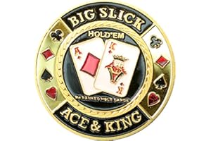 POKEO Poker card gardes porte-bonheur-bIG sLICK - 13 autres motifs en bronze massif