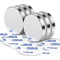 5 MAGNETI AL NEODIMIO QUADDER 900 G AUTOADESIVI 10x10x1 Mm NdFeB