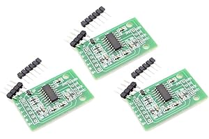 Hailege 3pcs HX711 Weighing Sensor Dual-Channel 24 Bit Precision A/D Module Pressure Sensor