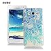 Produktbild OuDu Silikon Hülle für Samsung Galaxy A3 2015 SM-A300F Weiche TPU Gummi Schutzhülle Flexible Schlanke Schale Glatte Leichte Tasche Ultra Dünne Etui Kreatives Design Hülle Kratzfeste Stoßfeste Abdeckung - Blauen Lotus