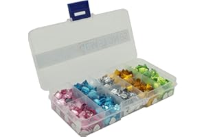 CRAFT TASTIC Craft Sensations 800 künstliche Schmucksteine Edelsteine Strasssteine Glitzersteine Gemstones zum Basteln Bunt Sortiert in Einer Praktischen Aufbewahrungs-Box