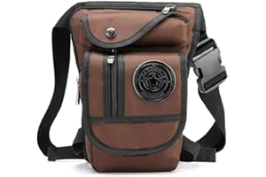 Xieben Borsa da Gamba Marsupio Moto Impermeabile Borsa da Coscia per Tattica Militare Campeggio Escursionismo Ciclismo Viaggio Trekking Sport