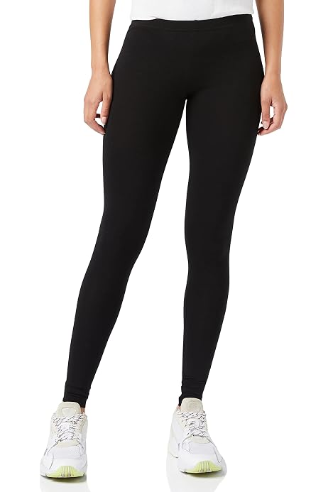No Nonsense Women's Moto Legging, black 