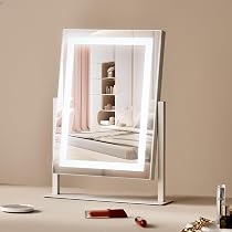 Espejo De Maquillaje Iluminado VEVOR Con Luces LED Ajustables, Aumento 5x, Montaje En Pared O Mesa, 80x57 Cm