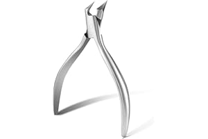 FVION Tagliaunghie Lama Dritta per Unghie Incarnite e Spesse - Professionale Tagliaunghie per Unghie dei Piedi in Acciaio Inox con Punta Affilata Strumento per podologia