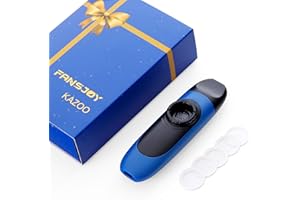 Fansjoy Kazoo para adultos, instrumento profesional con 5 membranas y cordón, regalo para amantes de la música