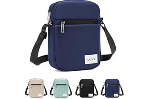 HALOVIE Message Bag Anti Theft Crossbody Bag RFID Lightweight Hiking Backpack Travel Sling Shoulder Bag for Walking Commutting