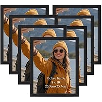 Cornice Portafoto Madrid – 25x20 Cm – Nero – Design Moderno, Prodotta In UK