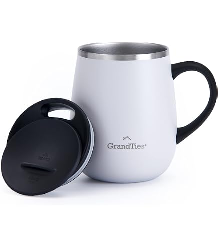 Tazza Termica Chic.Mic In Acciaio Inox 420 Ml – Love Yourself, Doppia Parete, Mantiene Caldo 3 Ore
