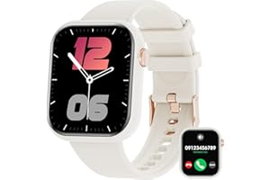 Mingtawn Smartwatch Herren Damen mit Telefonfunktion,1.85''Zoll Touchscreen Fitnessuhr mit SpO2 Blutdruckmessung Schrittzähler Herzfrequenz Schlafmonitor,IP67 wasserdichte Sportuhr für Android iOS