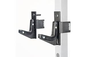 ‎SYL FITNESS SYL Fitness J-Hooks Hantelhalter für Power Rack, J-Haken für 5CM x 5CM Vierkantrohr-Power-Racks