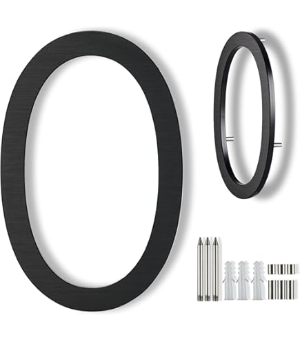 thumbnail: HASWARE Zelfklevende Huisnummers | 7.5cm Acryl Letters Zwart | Makkelijk Te Plaatsen Zonder Boren