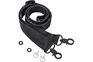 NUHFUFA Lanière tour de cou compatible avec DJI RC Controller Mini 4 pro/Air2s/Air3/Royal 3, lanière tour de cou en nylon tressé pour télécommande, noir, défaut