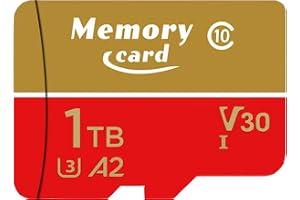 Memory Card MicroXC Card 1024GB with Adapter High Speed Card Class 10,For Smartphone Digital Action Camera Tablet and Drone