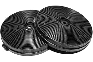 EVAYP / 2x filtres à charbon actif / 10032843 TMFILT4 10032841 MIZ1000 / Remplacement pour Klarstein – Respekta – Bomann Hottes