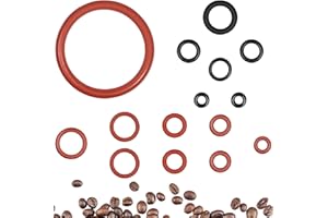 Getyjoe 15 Pièces Joints Toriques en Silicone pour Cafetière Kit de Maintenance pour Soupape compatible avec Phillips Saeco Spidem Gaggia Set