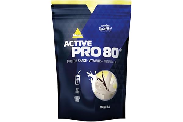 Inkospor ACTIVE Pro 80 Shake protéiné Définition Tonification et Perte de Poids Vanille sachets 500g