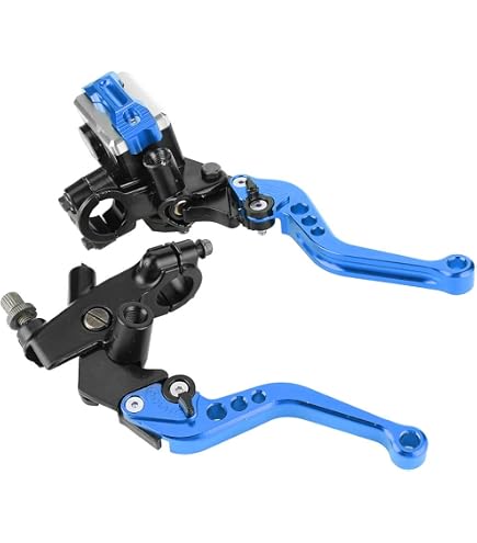 Antilog Leviers De Maître-Cylindre 1 Paire 7/8 (22mm) De Freins De Moto Universels Embrayage De Maître-Cylindre De Réservoir(Rouge