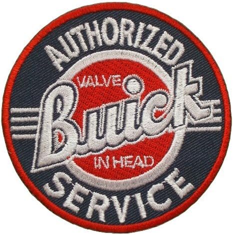 Buick Authorized Service Logo 1960's PB10 Iron on Patches by Parts Patch