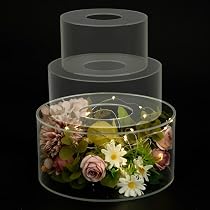 3 Pezzi, Supporti Per Torte In Acrilico Trasparente, Supporti - 10