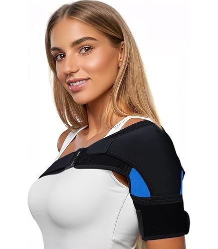 XLDECOR Supporto per Tutore per Spalla Sportivo, Supporto per Polsino dei Rotatori Regolabile,Fascia per Manica a Compressione in Neoprene Traspirante, Tutore per Spalla per Uomo Donna