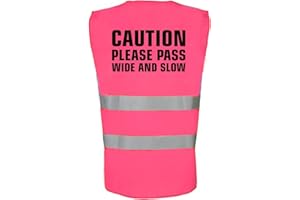 swagwear Caution Please Pass Wide and Slow Equestrian Kids Horse Riding Hi Vis Vest 4 Colours