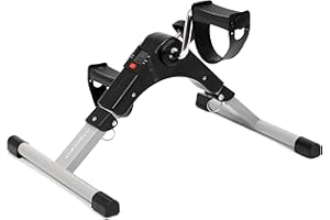 TechFit Pédale Formateur, Mini Vélo d'appartement pour la Maison et Bureau, Machine d'entraînement Légers pour Les Bras et Jambes, Adaptée à la Récupération