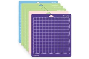 ZUEYUNSTOO Pack of 6 Cutting Mat 12x12 inch for Cricut Maker/Explore Air 2/Air/One, Cut All The Essentials, from Delicate Paper to Heavier Specialty Materials