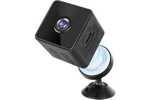 Taichaeu Mini Spy Camera, 1080P HD Wide Angle Wireless WiFi Small Camera Indoor Camera for Home Security with APP/Motion Detection/Night Vision/Alerts Secret Surveillance, Baby, Pets