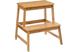 5 FIVE SIMPLY SMART 5five – bambusowy podnóżek, 2 stopnie