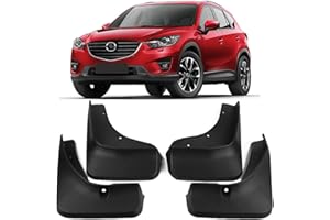 QWASZX 4Pcs Auto Schmutzfänger Kotflügel Für Mazda CX-5 2013-2016, Gummiarmatur Geformte vordere Heckspritzschutz Kotflügel Styling & Karosseriebeschläge