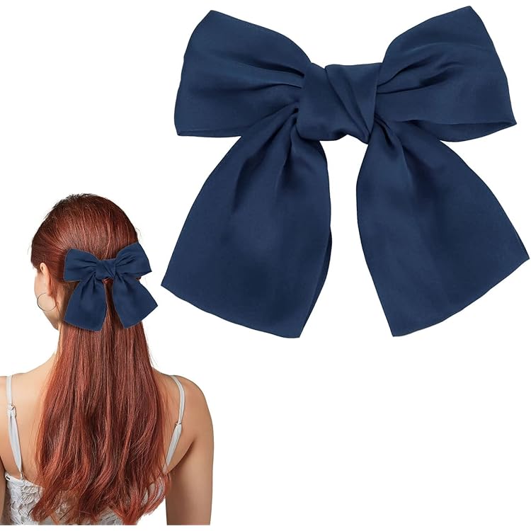 4 Samt-Haarschleifen Mit Punkten – Elegante Haarspangen Für Frauen & Mädchen