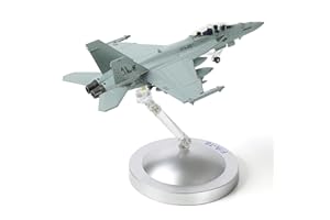 NUOTIE 1/100 F/A-18 Super Hornet Fighter Modello di aereo da combattimento US Navy VAF-213 Blacklions Strike Fighter Squadron Painting F18 Modello Diecast Modello di aereo con espositore da collezione