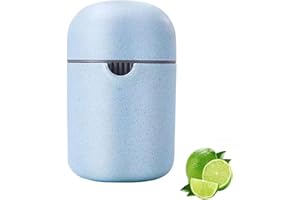 FUZVOL Lemon Squeezer,Portable Orange Juicer Lime Juicer with Two Ways of Use,Manual Citrus Lemon Juicer Cup for Different Fruits(Blue)