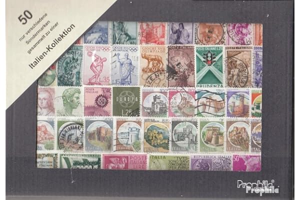Italie 50 Divers Timbres spéciaux et Grand (Timbres pour Les collectionneurs)