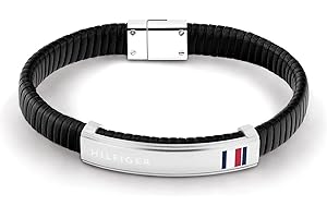 Tommy Hilfiger Jewelry Bracelet pour Homme en Cuir Couleur Noire - 2790349