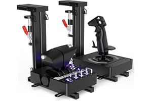 DIWANGUS Hotas Table Mount for Thrustmaster T.16000M FCS HOTAS/T Flight HOTAS/Warthog, No Installation Joystick Logitech X56/X52/X52 Pro, Pack of 2 [windows,playstation_4]