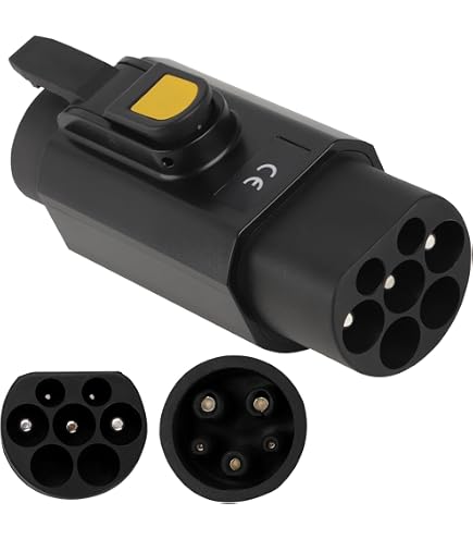 GUWIEYG Type 1 to Type 2 Adapter, Fit for Type2 EVs, EV Charging