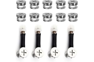 WYAN Le kit de connexion de meubles trois en un 4PCS, la serrure à came excentrique 10PCS, le jeu de vis de fixation de quincaillerie de meubles sont utilisés