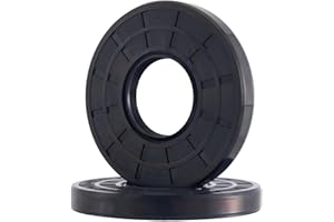 XIKE 2 PCS Oil Seal TC 15x24x7mm, Nitrile Rubber Shaft Double Lip Oil Seals