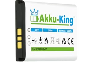 Akku-King Akku kompatibel mit Sony-Ericsson BST-37 - für K750i D750i K600i K608i K610i V600i V630i W550i W700i W710i W800i W810i - Li-Ion