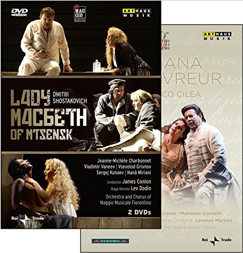 Preisvergleich Produktbild Lady Macbeth of Mtsensk / Adriana Lecouvreur [3 DVDs]