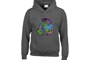 JLB Print Trooper Helmet Paint Splash Space Wars Sci Fi Movie Film Inspired Premium Quality Unisex Hoodies for Men and Women