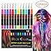 Price comparison product image ROTEK Hair Chalk for Girls Gifts, 12 Colour Kids Hair Chalk Pens Set Non-Toxic Washable, Instant Temporary Hair Dye for Women Great for Party Halloween Christmas Birthday Presents
