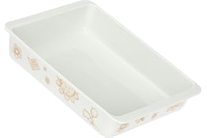 Thun - Pirofila rettangolare in porcellana, 32 x 22.5 cm, altezza 6.5 cm, collezione Happy Elegance