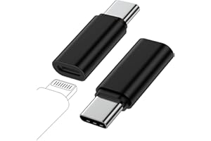 KIGPOZI Lightning auf USB C Adapter (2 Stück), Lightning zu USB C Adapter für iPhone 17/17 Pro Max/16/16 Pro/15, Samsung Galaxy S25 /S24,10W Schnelles Laden und Datenübertragung, Nicht für Audio/OTG/Kopfhörer