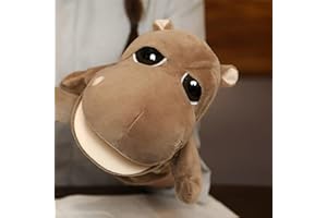 LOMTRATS Marionnettes à Main Mobiles à Bouche Ouverte pour Enfants, Loup, Lion, etc., parfaites pour raconter des Histoires, l'enseignement, l'école Maternelle, Les Cadeaux d'anniversaire